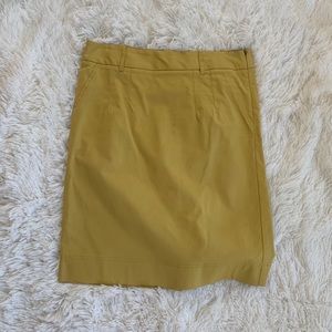 Jacob - Yellow, Just Above The Knee Skirt